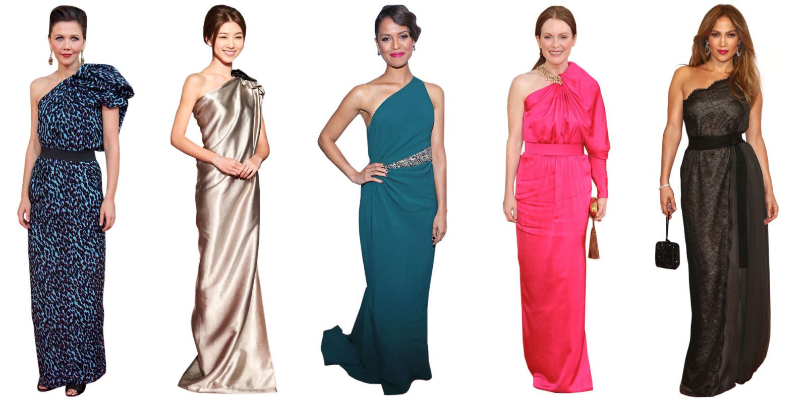 julianne one shoulder dress