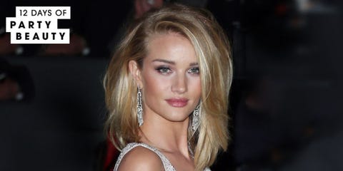 Rosie Huntington Whiteley Party Hair And Makeup Ideas