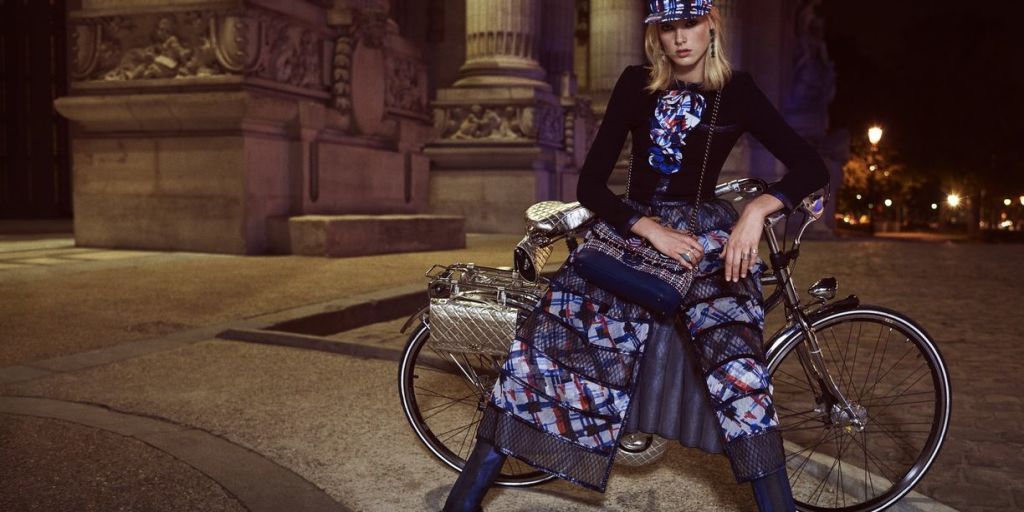 ELLE Editorial - Girls on Bikes in Couture