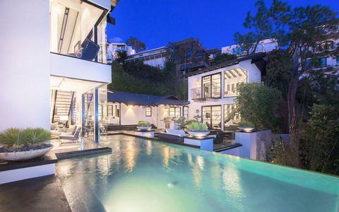 Calvin Harris Los Angeles Mansion - Tour Calvin Harris's Sunset Strip House