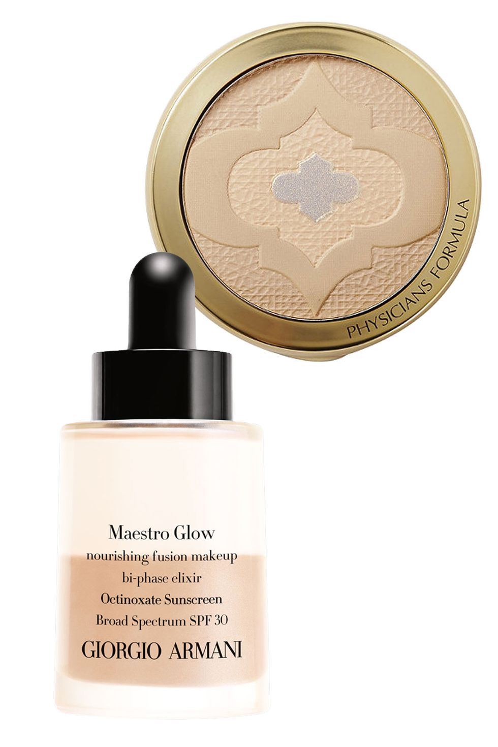 <p>Giorgio Armani foundations can't be beat for faking complexion perfection so you can imagine the kind of black magic that its new <a href="http://www.giorgioarmanibeauty-usa.com/maestro-glow/A3994,default,pd.html" target="_blank">Maestro Glow</a>, infused with a blend of nourishing oils, will work on your face. Let's just say your future face looks bright. Though powders seem inherently drying, <a href="http://www.ulta.com/ulta/browse/productDetail.jsp?productId=xlsImpprod13621015" target="_blank">Physicians Formula Argan Wear Ultra-Nourishing Face Powder</a> is, as the name implies, anything but thanks to an infusion of 100% argan oil.</p>