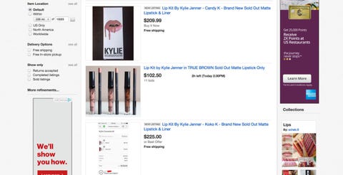 Kylie Jenner Lip Kits Sell Out In 10 Minutes Kylie Jenner
