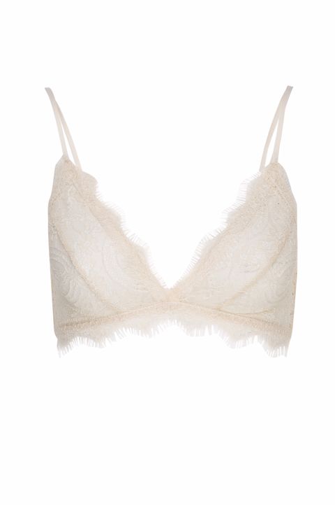 <p>Anine Bing Lace Bra With Trim, $89; <a href="http://www.aninebing.com/collections/lingerie/products/lace-bra-with-trim-nude" target="_blank">aninebing.com</a> </p>