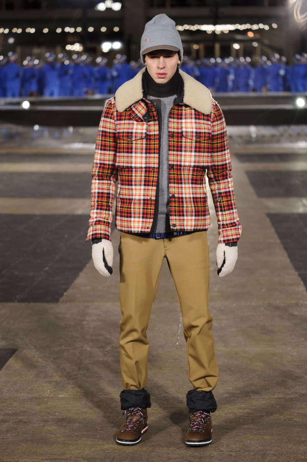 plaid moncler