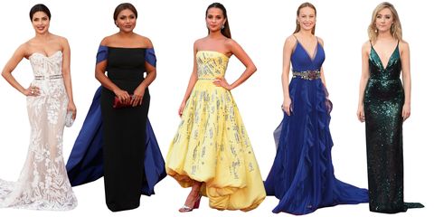 Clothing, Dress, Blue, Yellow, Shoulder, Textile, Standing, Joint, Waist, Formal wear, 