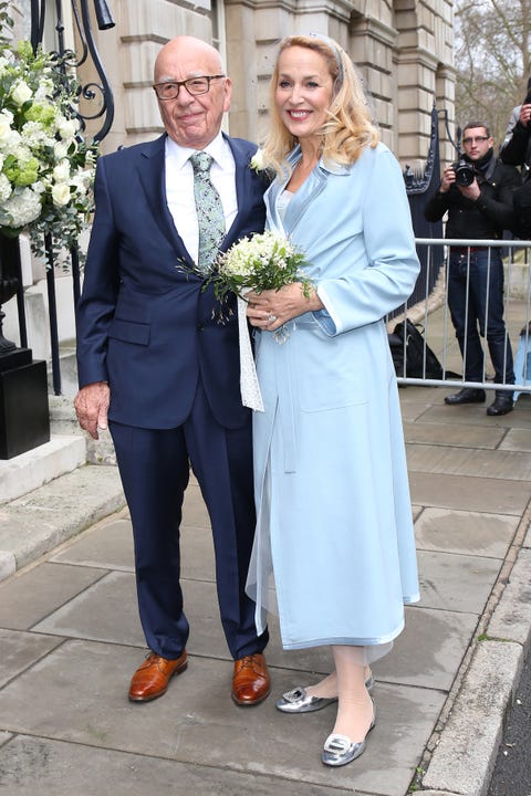 Rupert Murdoch and Jerry Hall Wedding - Civil Ceremony in London