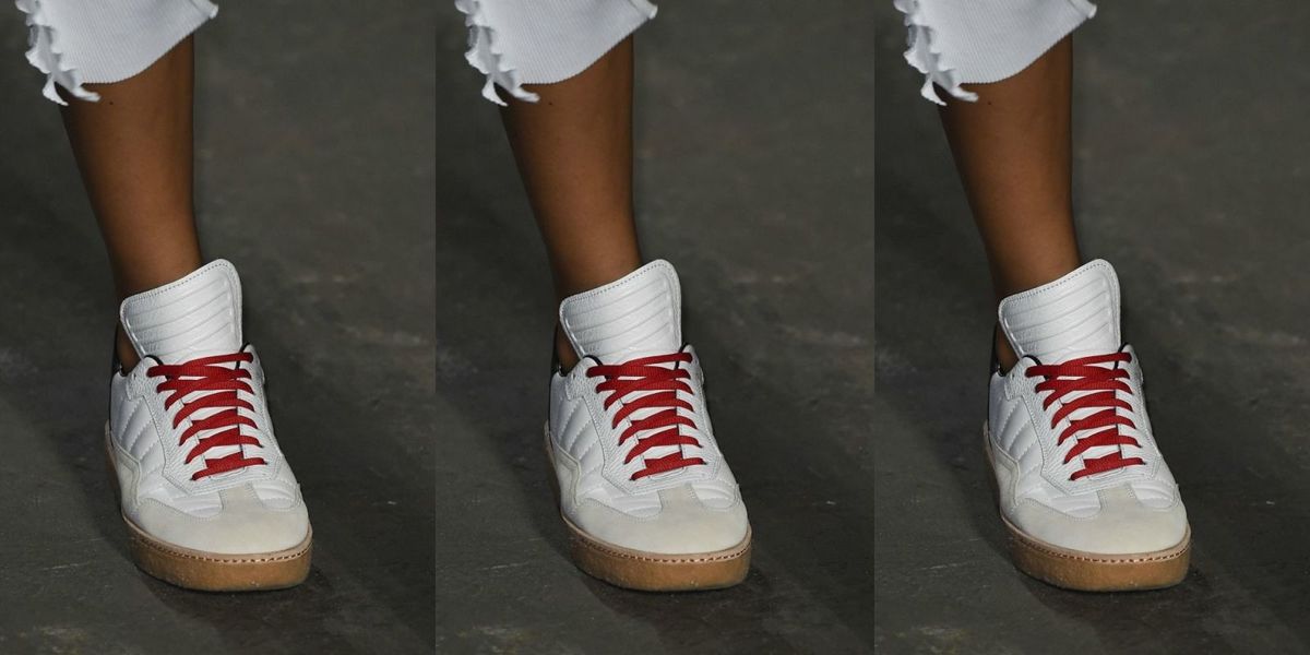 Footwear, Leg, Human leg, Red, Joint, White, Style, Carmine, Fashion, Thigh, 