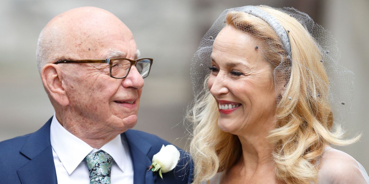 Rupert Murdoch and Jerry Hall Wedding - Civil Ceremony in London