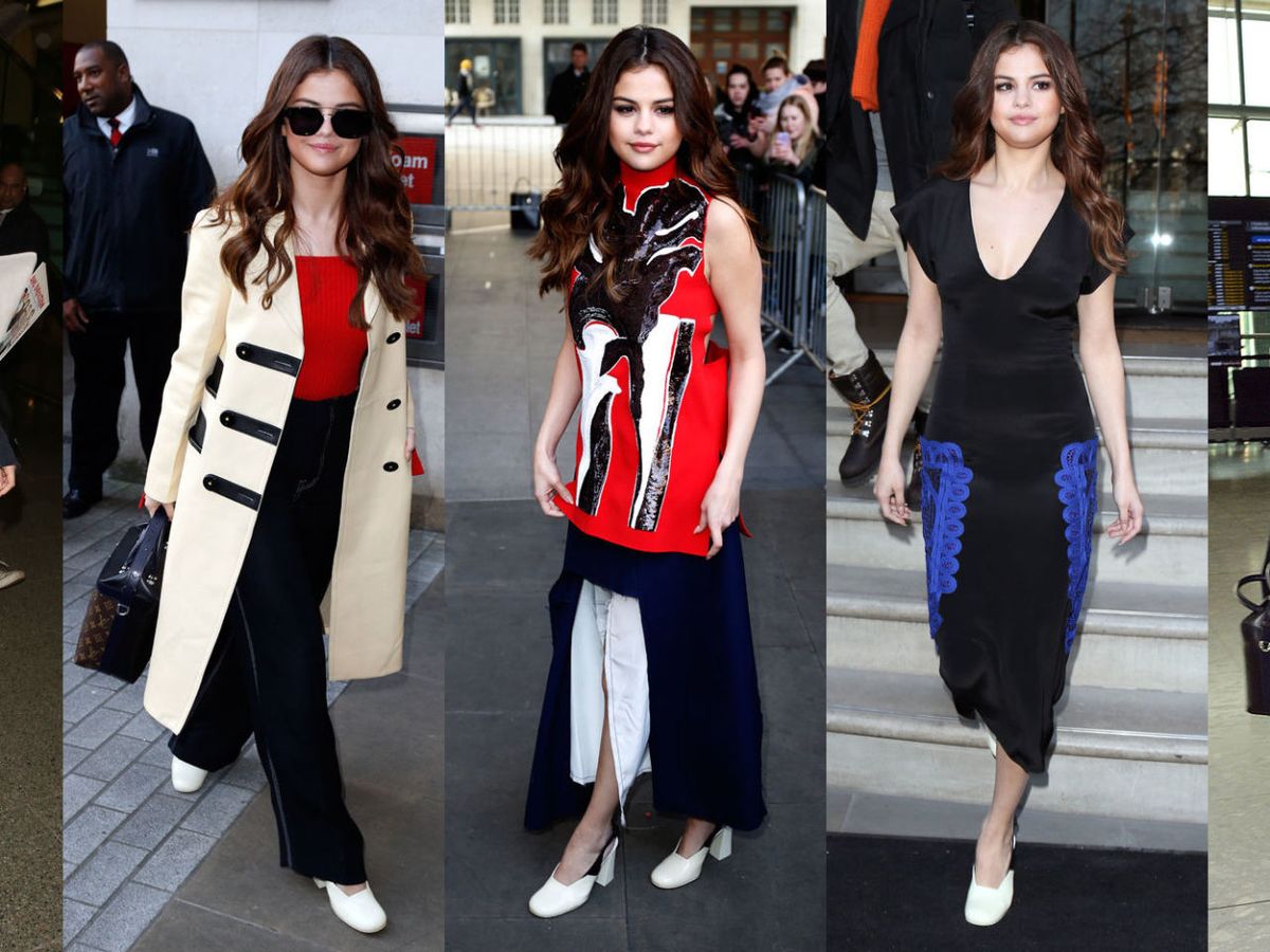 Selena Gomez Dresses for Every Season in Dreary London