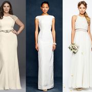 Clothing, Shoulder, Dress, Textile, Joint, White, Formal wear, Gown, Waist, Style, 