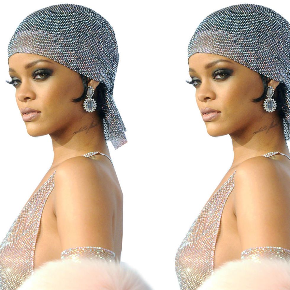 Rihanna on her CFDA Naked Dress - Rihanna Regrets Not Wearing a Blinged Out  Thong