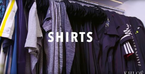 khloe kardashian fitness closet short sleeve tops