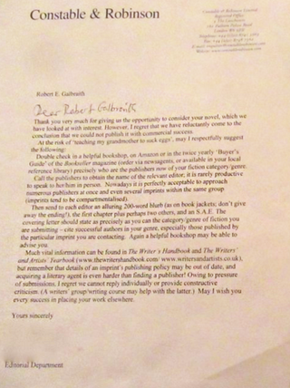 J.K. Rowling Shares Her Rejection Letters on Twitter