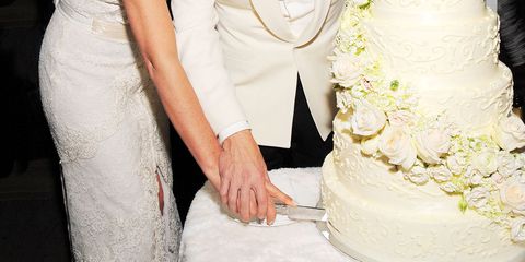 Sleeve, Bridal clothing, Textile, Outerwear, White, Cake, Dessert, Cuisine, Wedding dress, Baked goods, 