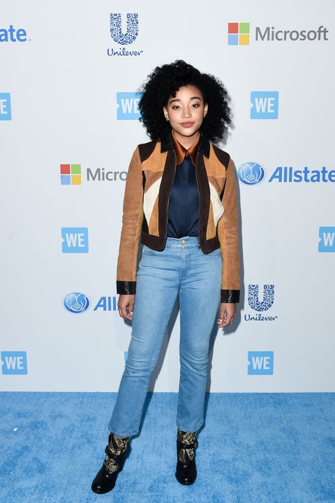 <p>Who: Amandla Stenberg</p><p>When: April 7, 2016 </p><p>Why: At first glance, Amandla Stenberg's look at the WE Day California event may seem pretty tame. But after taking a closer look, you realize this is an example of prime tailoring and perfect proportions. Her Nasty Gal jacket sits right at her waist, an inch below her flattering cropped jeans by Ann Taylor, that are hemmed right at her ankle to reveal a pair of ETRO boots. </p>