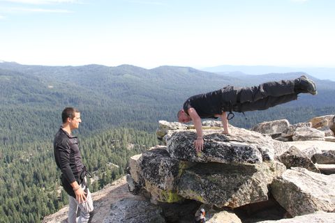 Rock, Bedrock, Outcrop, Mountain, Boulder, Adventure, Hiking, Chaparral, Balance, 