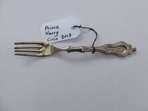 Prince Harry's dirty fork