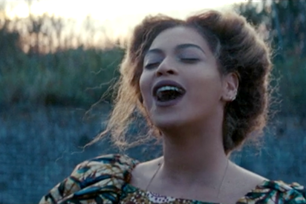 <p>Much of Lemonade's aesthetic positions the Victorian antebellum era through a modern Afrocentric lens, and Beyoncé's look in the video for "Daddy Lessons" makes the statement through and through. "That's the most retro look we did, its natural hair put into a Victorian hairstyle. It's easy to do when you have a lot of texture," says Kim. </p>