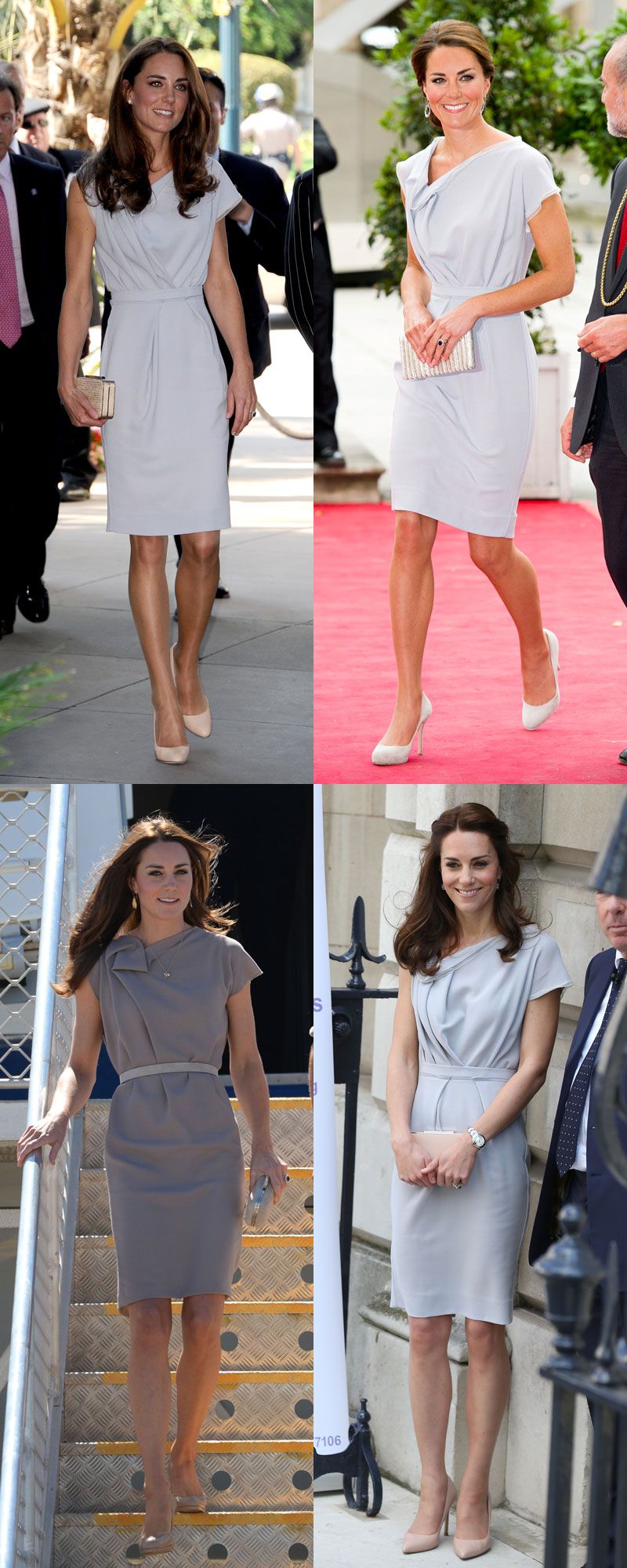 Kate Middleton Rewearing Roksanda Ilinčić Sleeveless Dress
