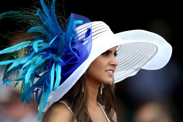 big hat with feather