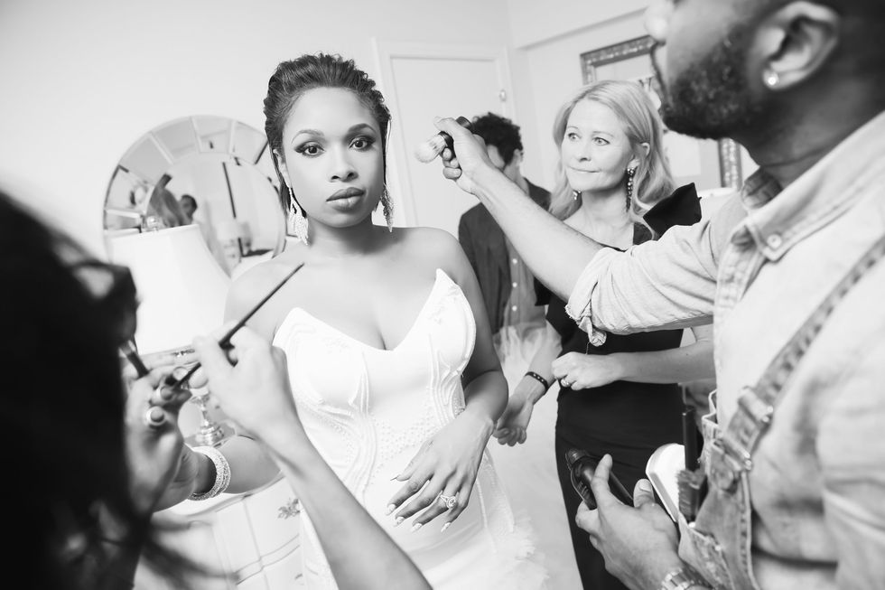 Jennifer Hudson Tackling The Met Gala Stairs in a Gown With a 4Foot Train