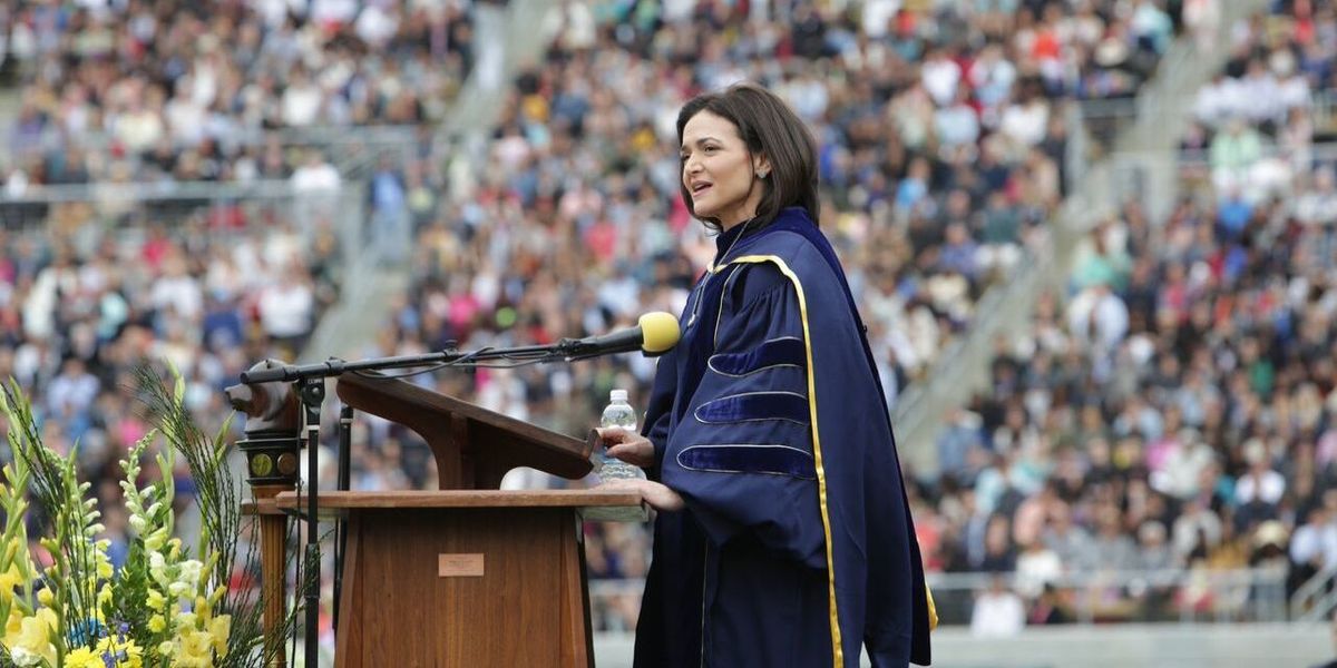 Addressing Graduates, Sheryl Sandberg Reflects on the Lessons that Grief Teaches