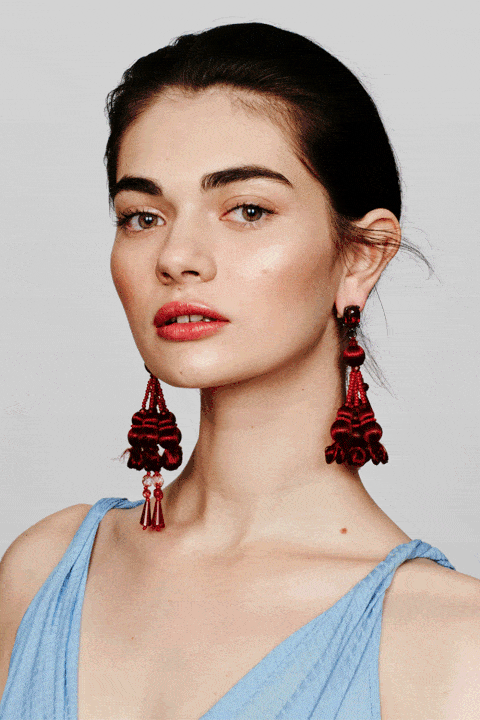 <p>Decorative shoulder-grazers instantly transform your entire look. Note how they add drama to this simple cotton tank. </p><p><br></p><p><br></p><p>Oscar de la Renta Crystal Pompom Tassel Clip Earrings, $590, for similar styles visit <a href="http://www.oscardelarenta.com/jewelry" target="_blank">oscardelarenta.com</a>; Free People 'Bulls Eye' Wrap Front Tank, $48, <a href="http://shop.nordstrom.com/s/free-people-bulls-eye-wrap-front-tank/4320090?&cm_mmc=Mindshare_Nordstrom-_-MayCorp-_-Hearst-_-proactive" target="_blank">nordstrom.com</a></p>