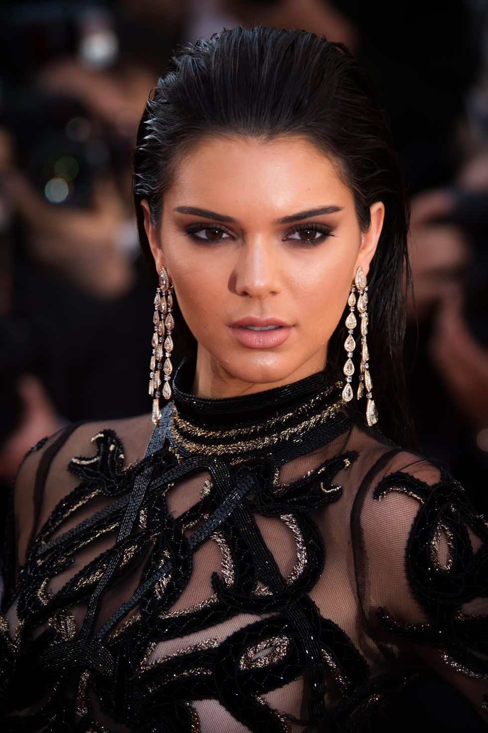 Kendall Jenner Rocked a Naked Dress on the Cannes Red Carpet