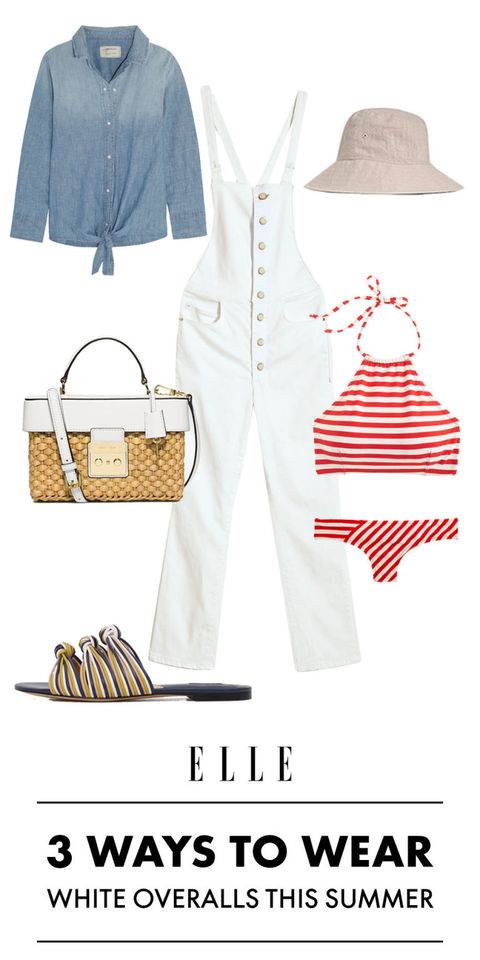 How to Wear White Overalls - Outfit Ideas for White Overalls