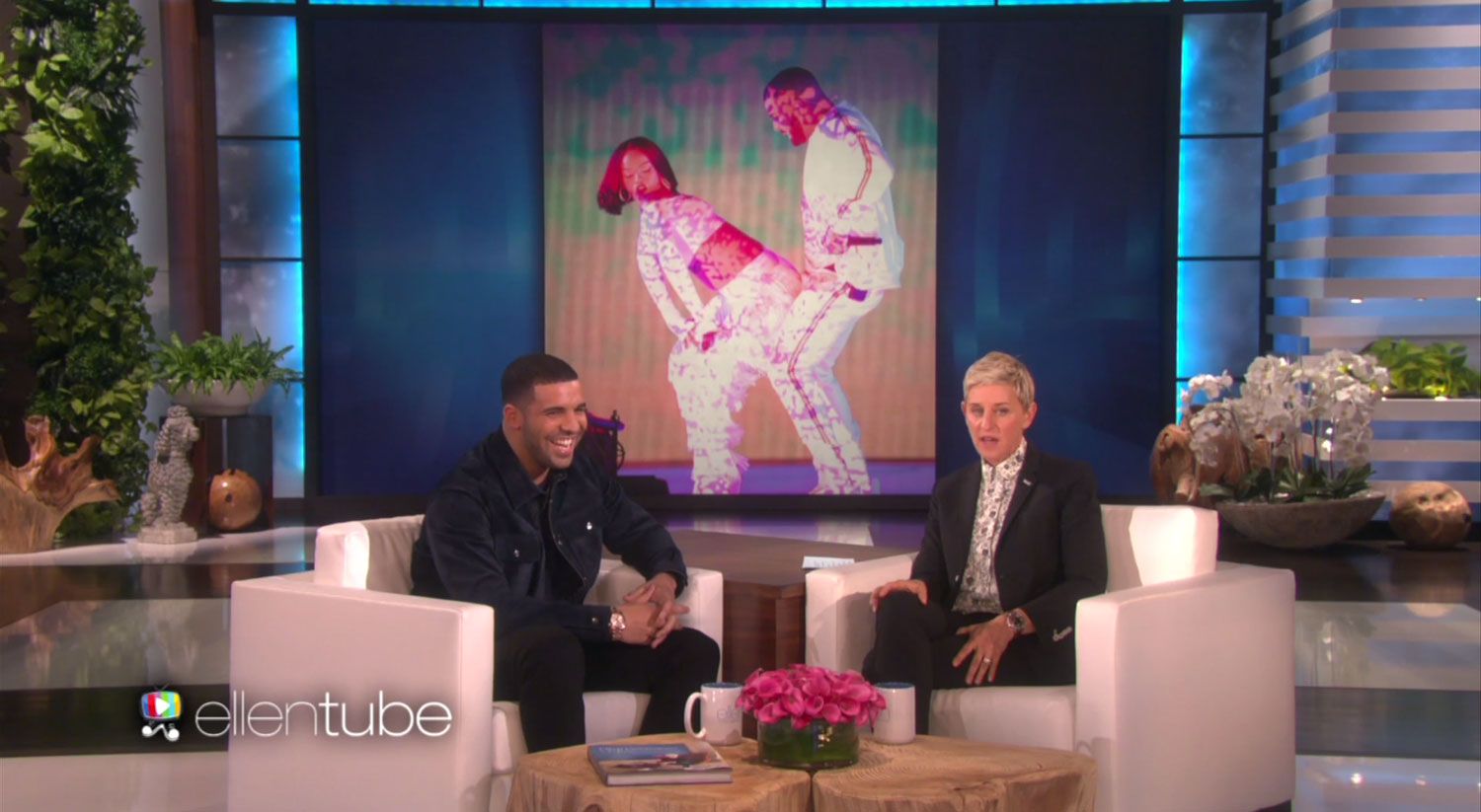 Drake On Being Friends With Rihanna Drake Gets Scared On Ellen