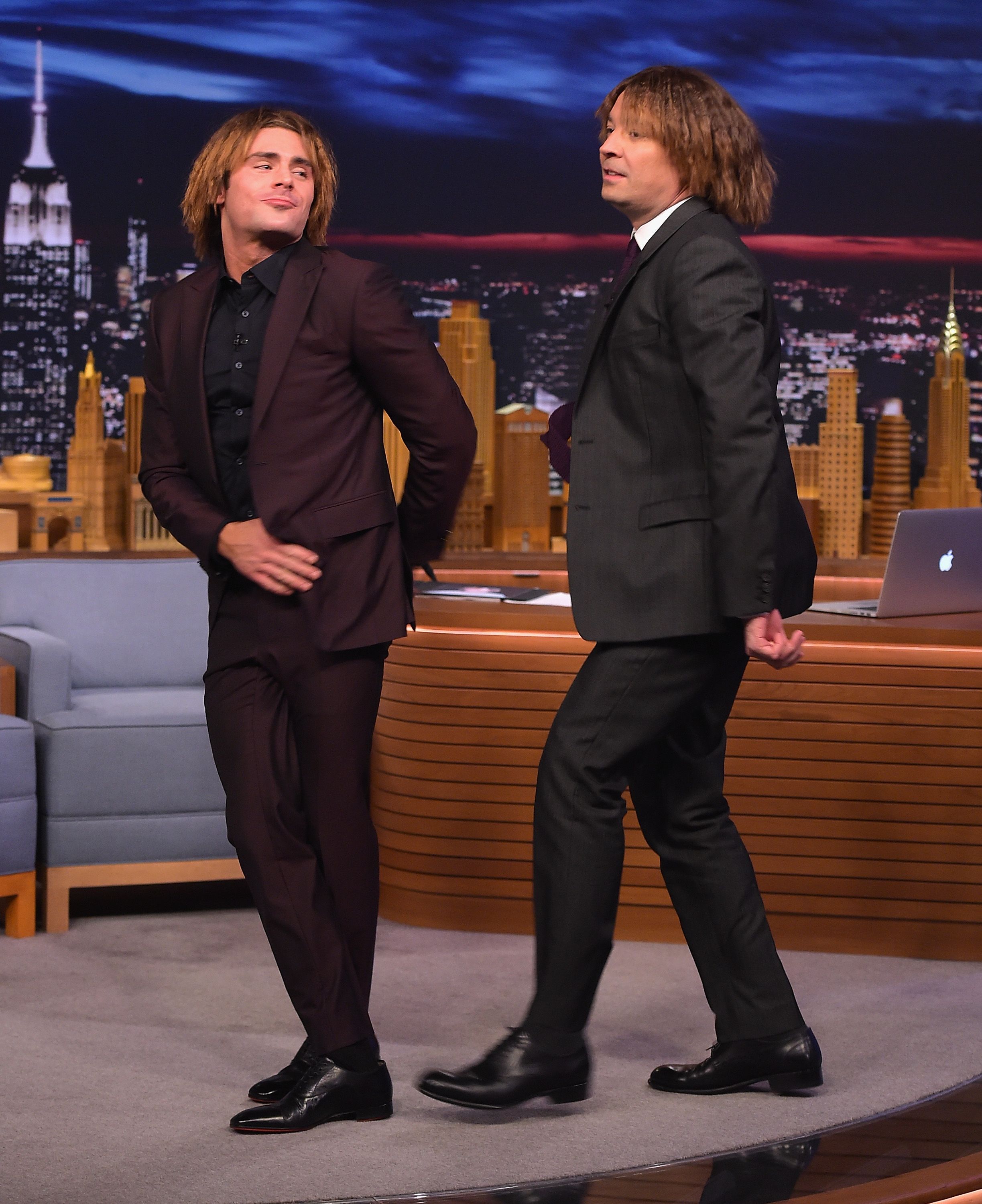 Zac Efron Gets Wet On Tonight Show Zac Efron On Crimped Hair