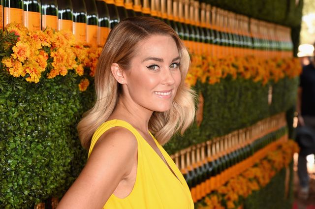 Lauren Conrad wears a new hairstyle during a photoshoot in West