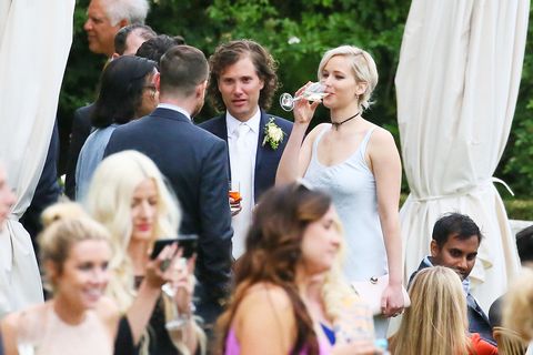 Jennifer Lawrence Attends Italy Wedding Jennifer Lawrence Wedding Guest Photos