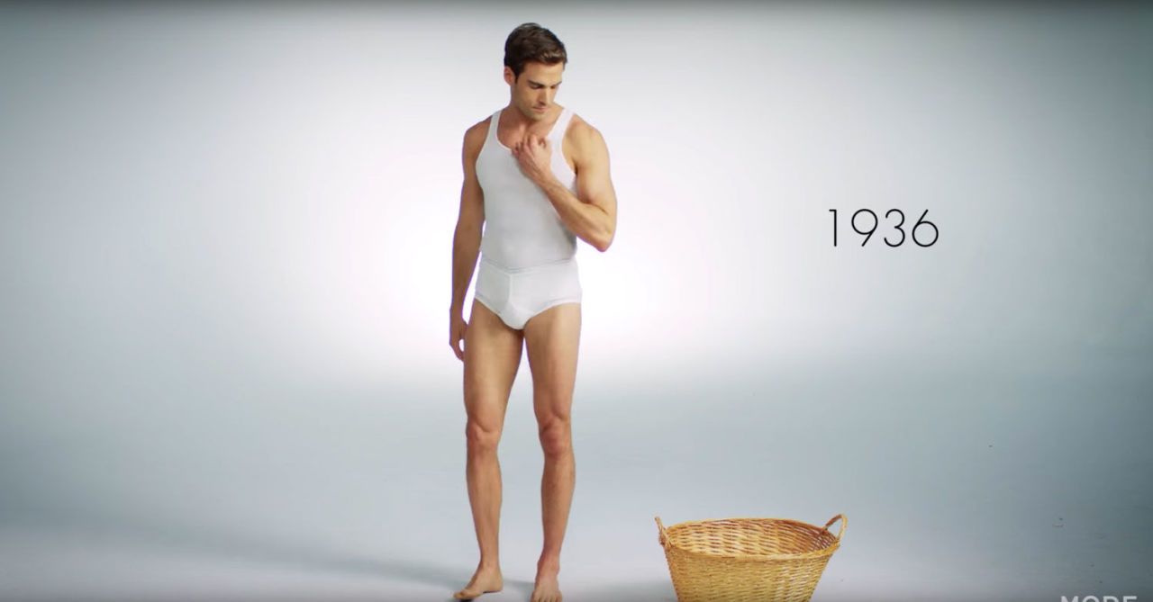 100 Years of Men s Underwear Video Men s Underwear Over the Last