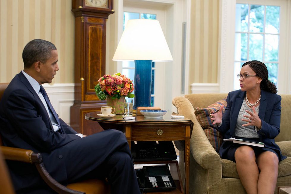 Melissa Harris-Perry and Barack Obama