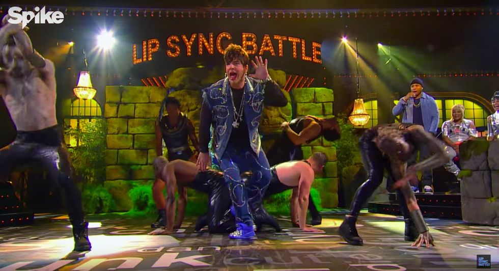 Zoe Saldana And Zachary Quinto Lip Sync Battle Cindy Crawford And Tlc On Lip Sync Battle 