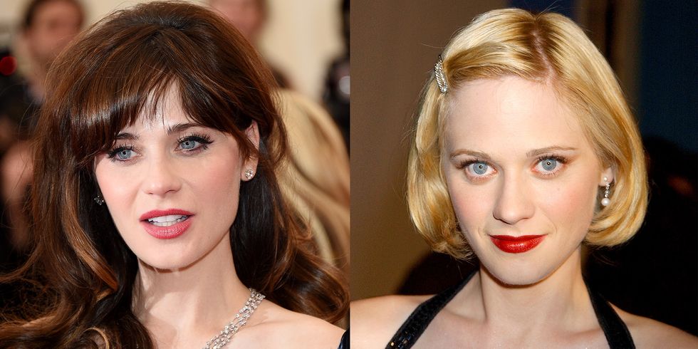 What Celebrities Look Like Without Their Signature Looks - Celebrities With  and Without Their Signature Looks Photos