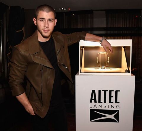 <p>At the Altec Lansing X Nick Jonas Collaboration Launch Event on June 15, 2016. </p>