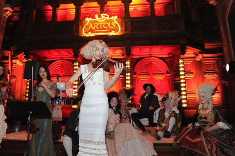 <p>At the Stella Artois's Host One to Remember event on June 23, 2016. </p>