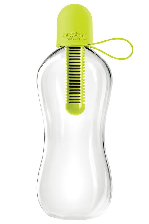 <p>Drinking copious amounts of water is key to staying fresh-faced on a cross-country flight. Hydrate with Bobble's lightweight water bottle that has a reusable, BPA-free filter and you'll never need to raid the mini bar for a $7 Evian again. </p><p><em>Bobble Classic 18.5 oz, $10; </em><a href="http://www.waterbobble.com/classic-filtered-water-bottle-medium?color=lavender&gclid=CODml9iwus0CFVglgQod_cQGHQ" target="_blank"><em>waterbobble.com</em></a></p>