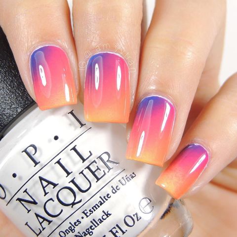 12 Best Ombre Nail Art Designs - Cute Ideas For Ombre Nails