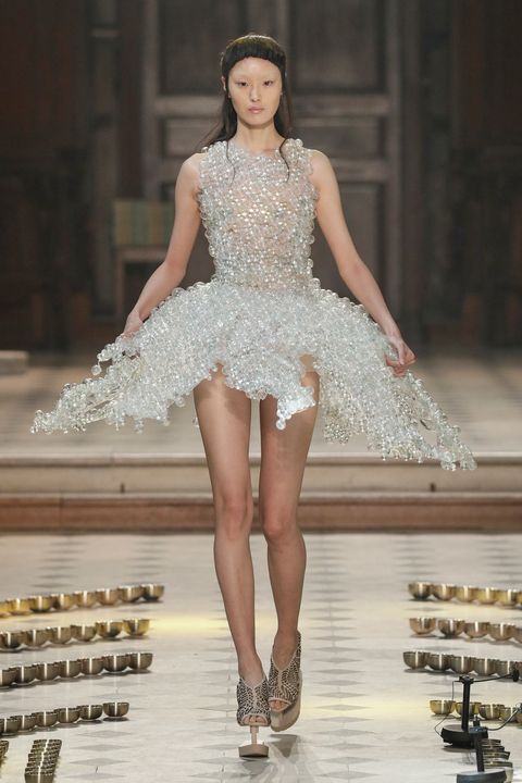 This Couture Dress Is Made of Hundreds of Glass Bubbles