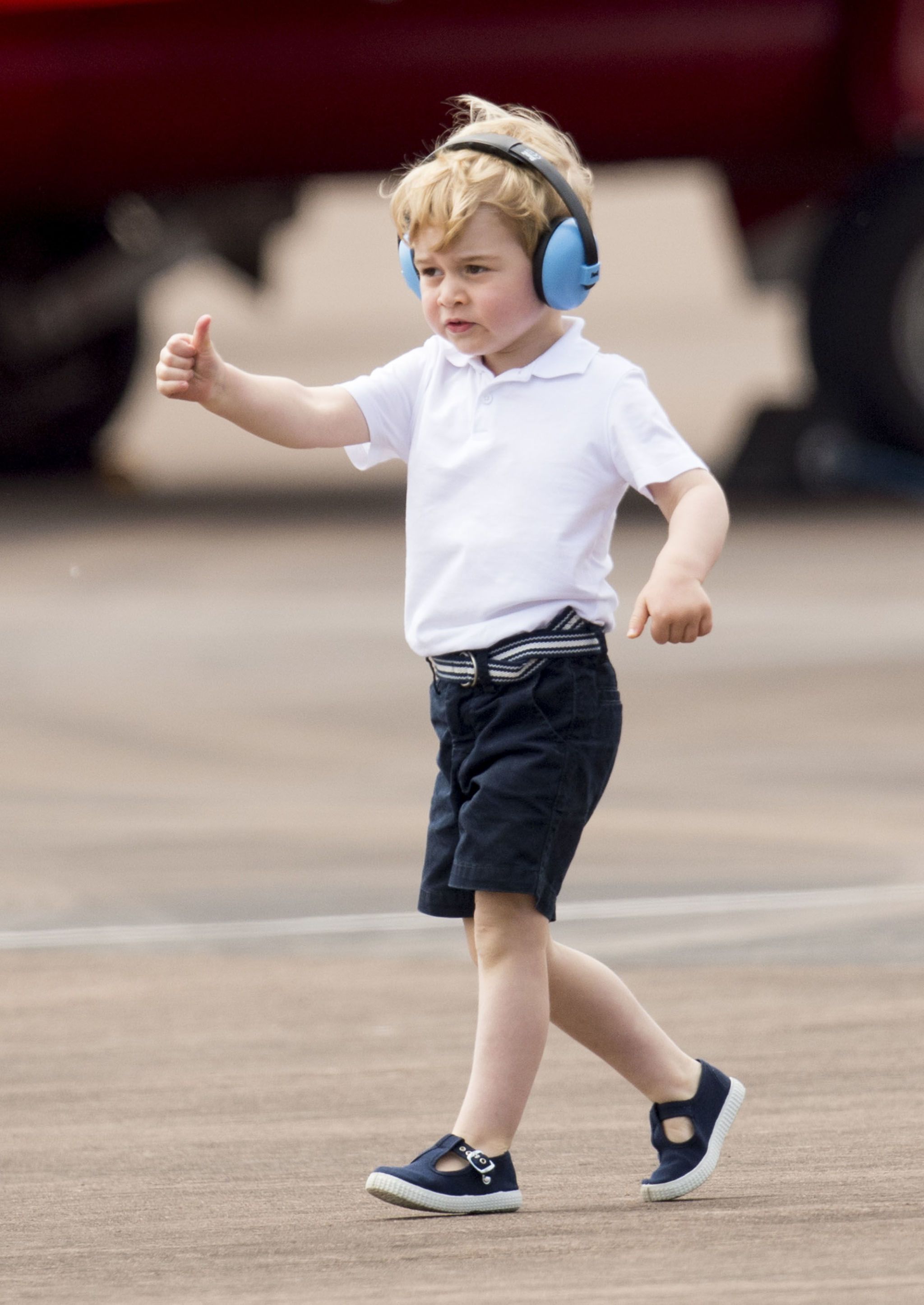 Prince George Being Adorable At Military Air Show - Cute Prince George ...