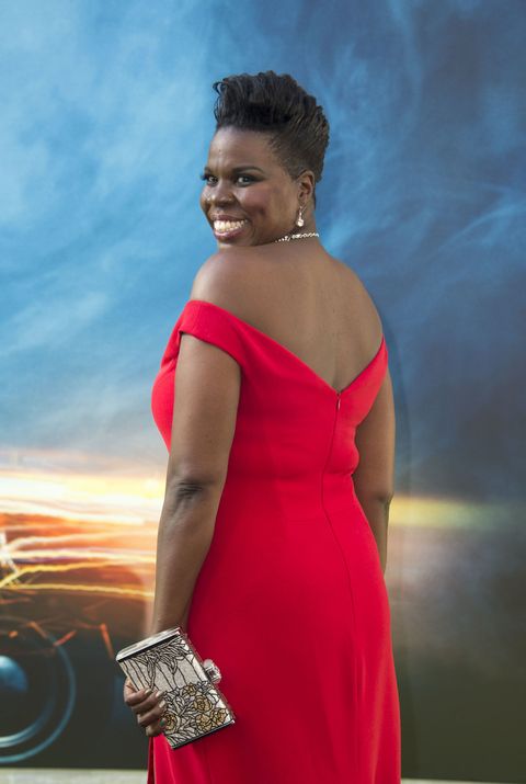 Leslie Jones In Christian Siriano At Ghostbusters Premiere Leslie Jones Ghostbusters Red Carpet