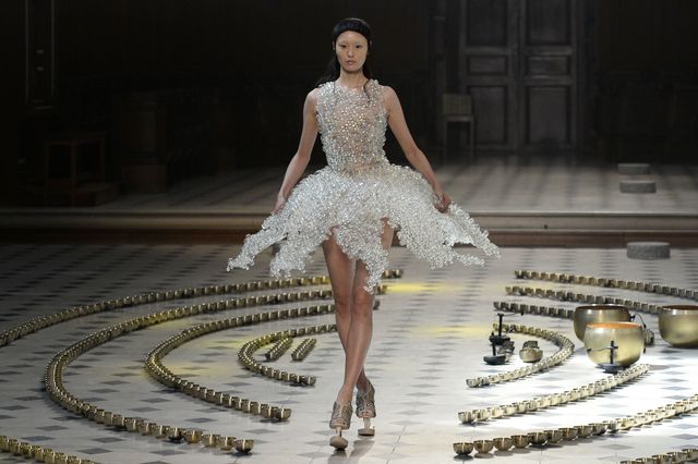 This Couture Dress Is Made of Hundreds of Glass Bubbles