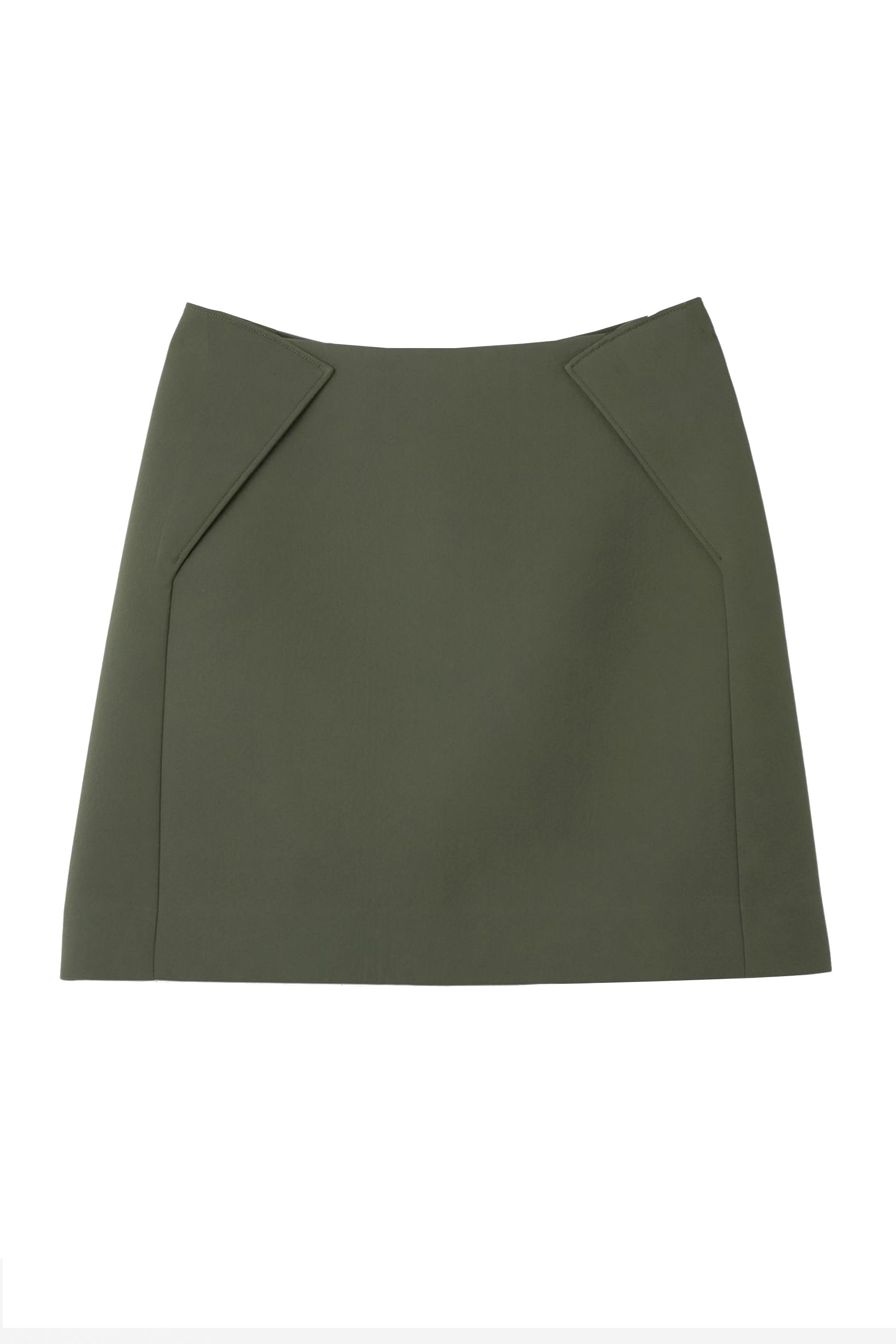grey a line mini skirt
