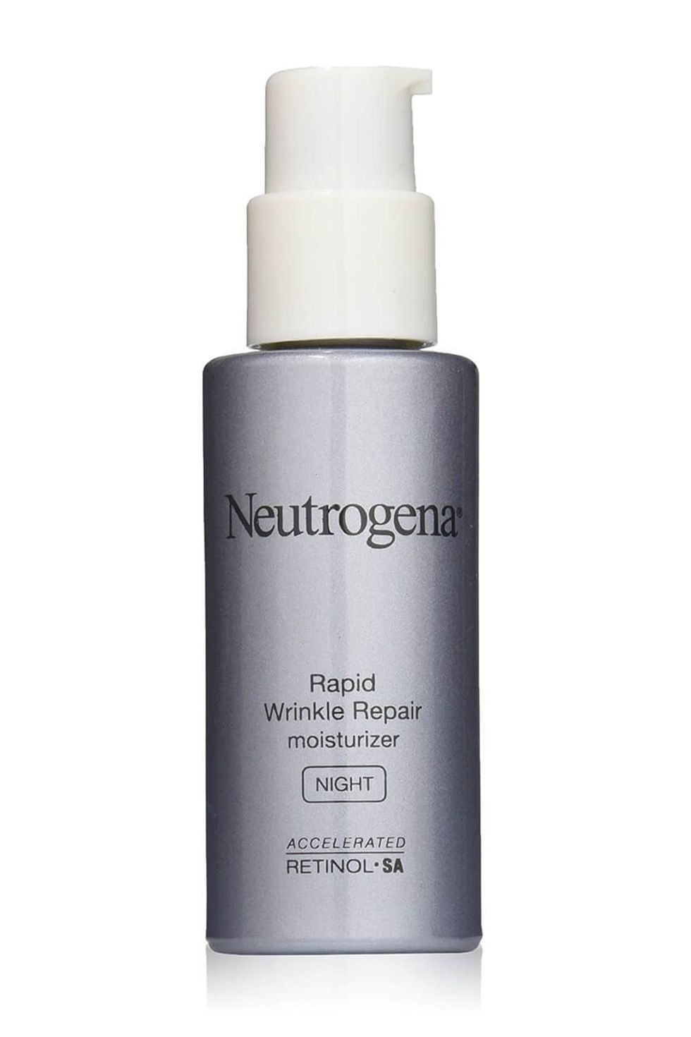 <p>I'm not precious with my skincare routine–I use cleanser and moisturizer only, no toners, serums, oils, any of that stuff. But I do use two different moisturizers, one in the morning with SPF and one at night with anti-aging benefits. Both are Neutrogena so they're gentle but effective, and budget-friendly enough that I can buy them often and use them liberally. —Natalie Matthews, Senior Editor</p><p><i>Neutrogena Rapid Wrinkle Repair Night Moisturizer, $21; <a href="http://www.neutrogena.com/product/rapid+wrinkle+repair-+night+moisturizer.do?sortby=ourPicks" target="_blank">neutrogena.com</a></i></p>