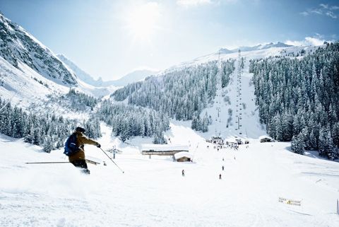 <p><strong>Where</strong>: <a href="http://www.lapogeecourchevel.com/eng/home/" target="_blank">L'Apogee Courchevel</a>, Courchevel, France</p><p>Located in one of the world's top skiing destinations, it's only fitting that guests staying at L'Apogee Courchevel—in the celebrated Trois Vallées region—can train with the best. For $2,300 per day, including nightly accommodations, the five-star hotel offers private ski lessons with triple Olympic medalist (and 15-time French Champion) Florence Masnada in partnership with the exclusive Somewhere Club. Each day includes a morning workout, skiing in the Trois Vallées, recovery exercises and a post-ski pow-wow over drinks back at the chalet.</p>