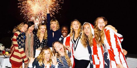 taylor swift at the last taymerica party