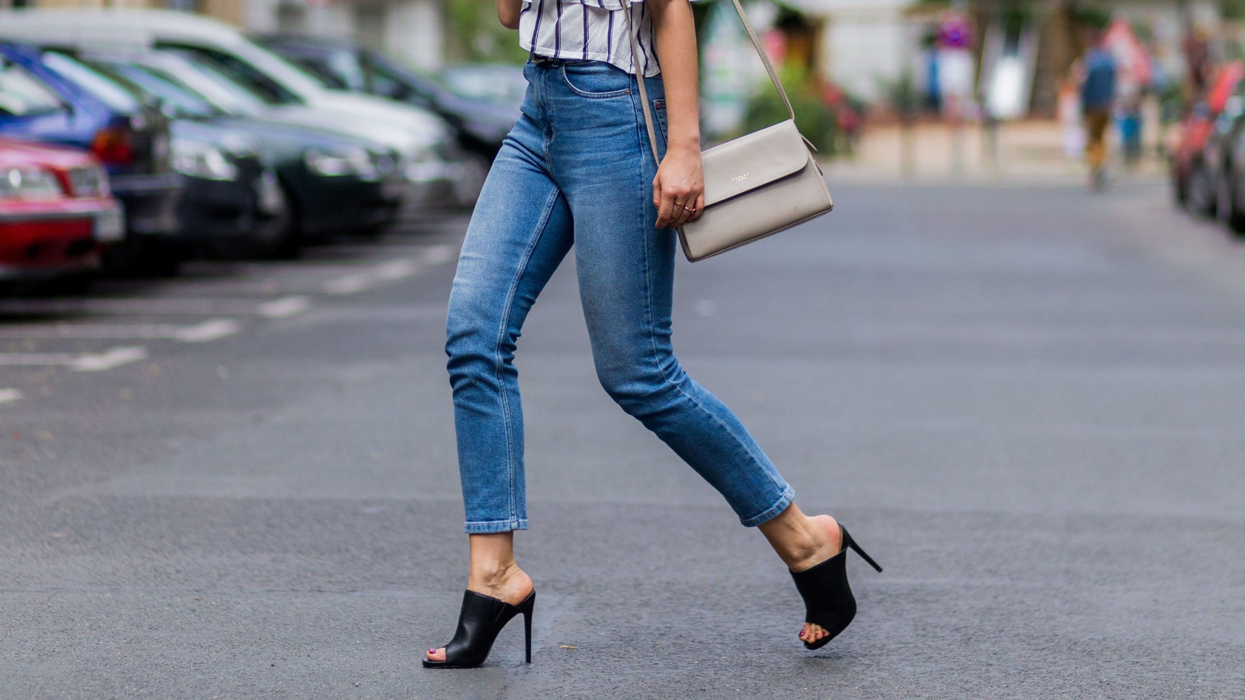 Beverly High Rise Skinny Flared Jeans | Veronica Beard